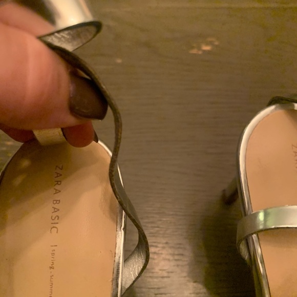 ZARA silver heels - Picture 2 of 4